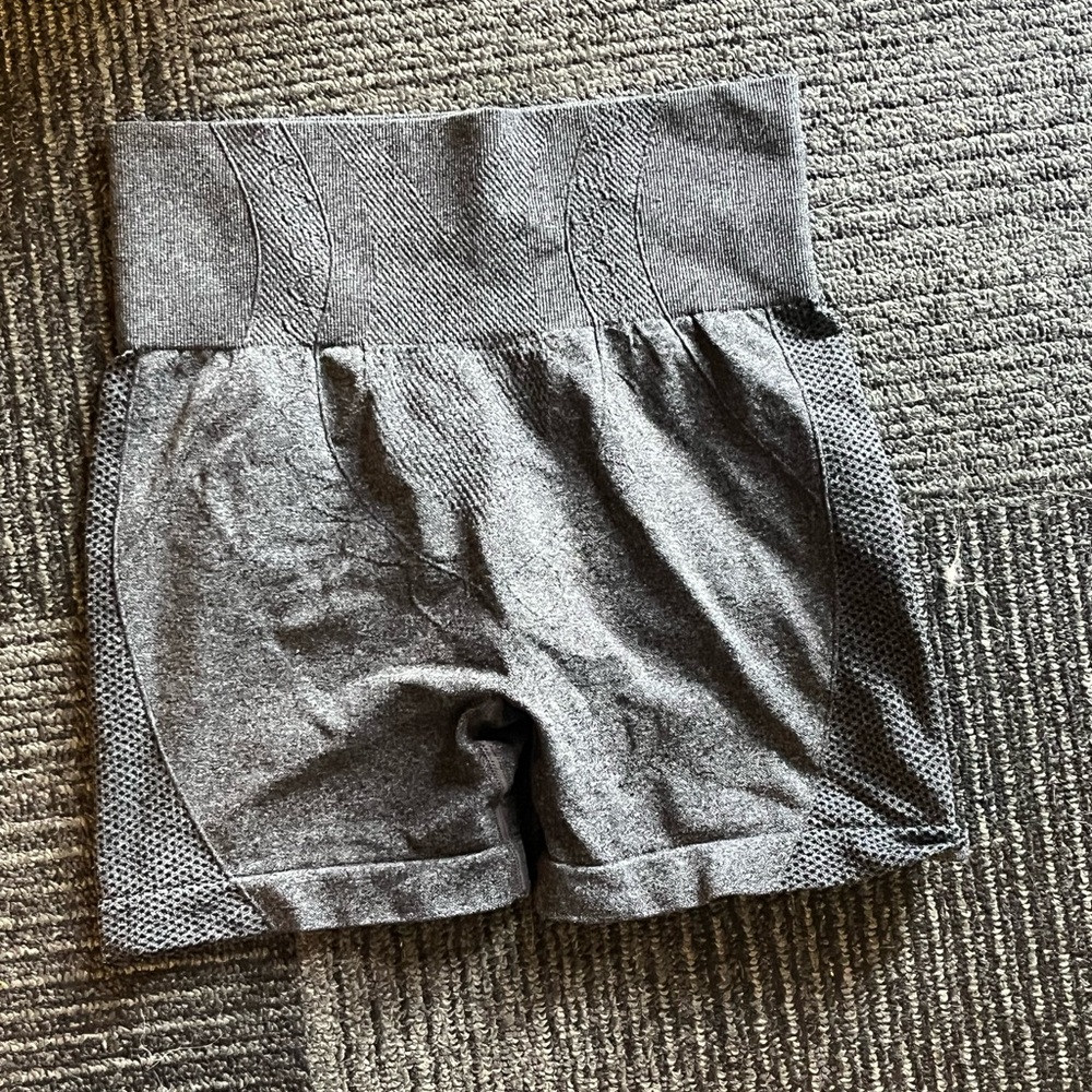 SHEIN Gray Bike Shorts with Elastic Waistband